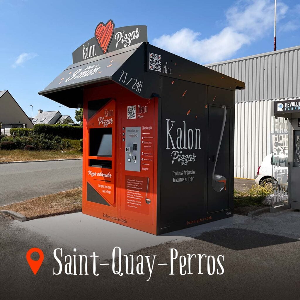 Nouveau distributeur Kalon Pizzas à Saint-Quay-Perros